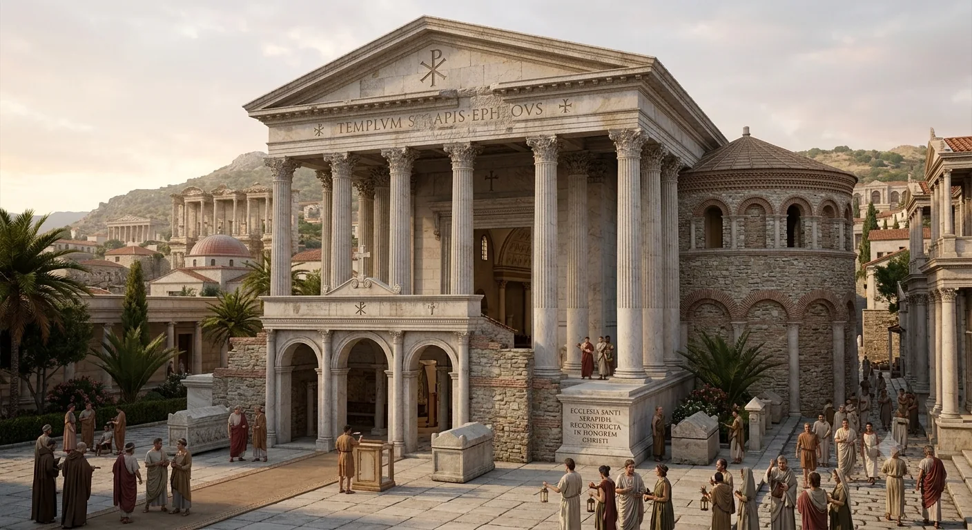 Ephesus ancient city of serapis temple early christians