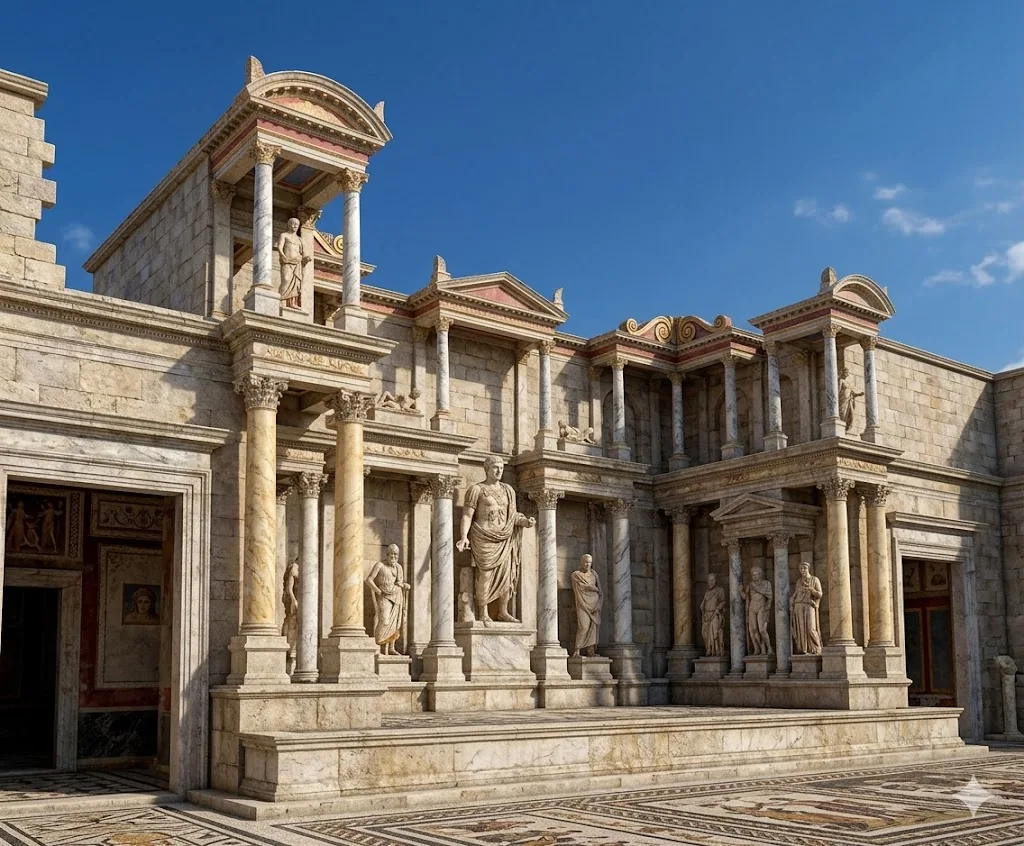 Trajan fountain ephesus ancient city