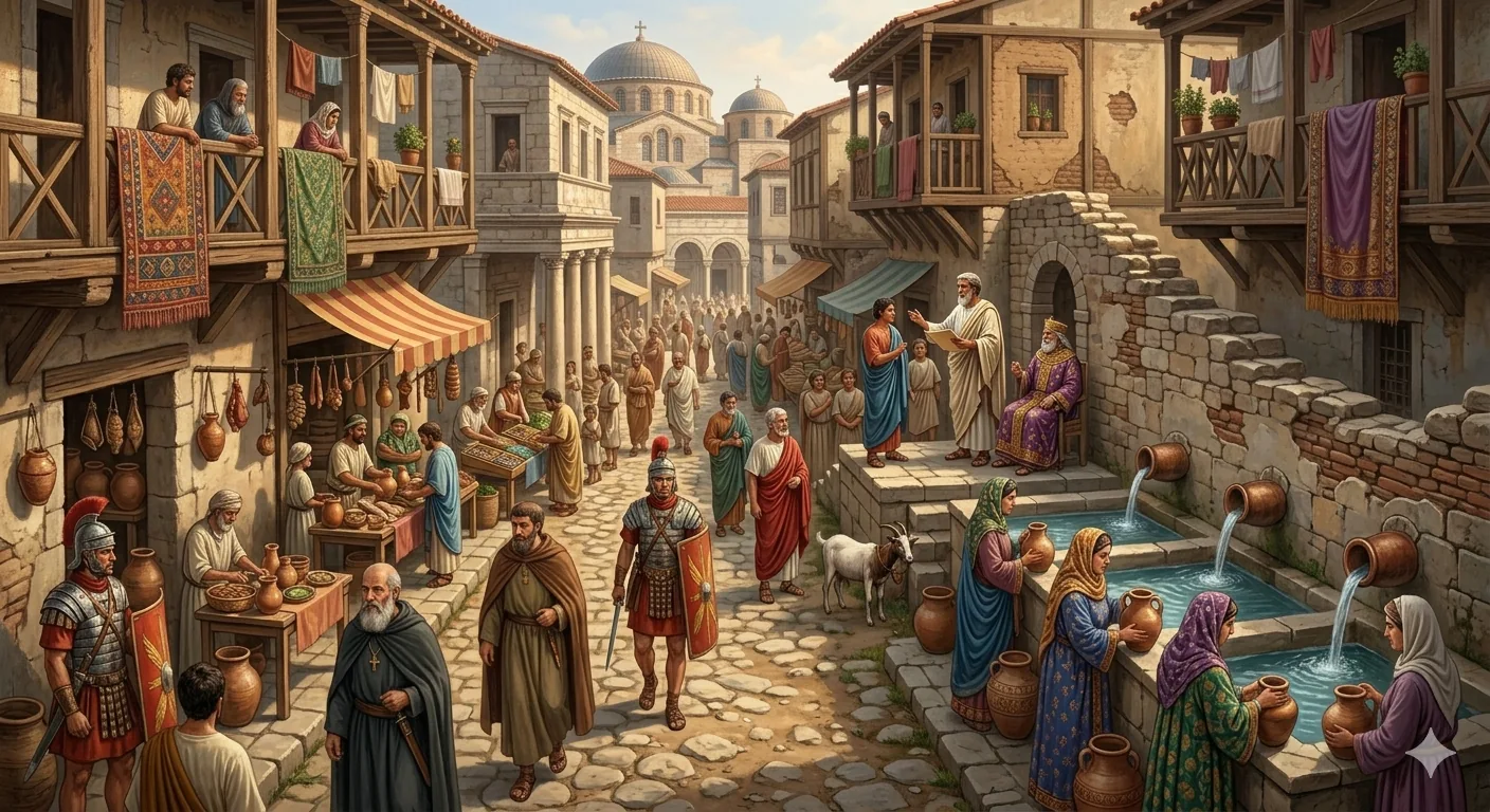 byzantine-ephesus-daily-life-st-john-basilica-pilgrims-monastic-clothing-traditional-attir