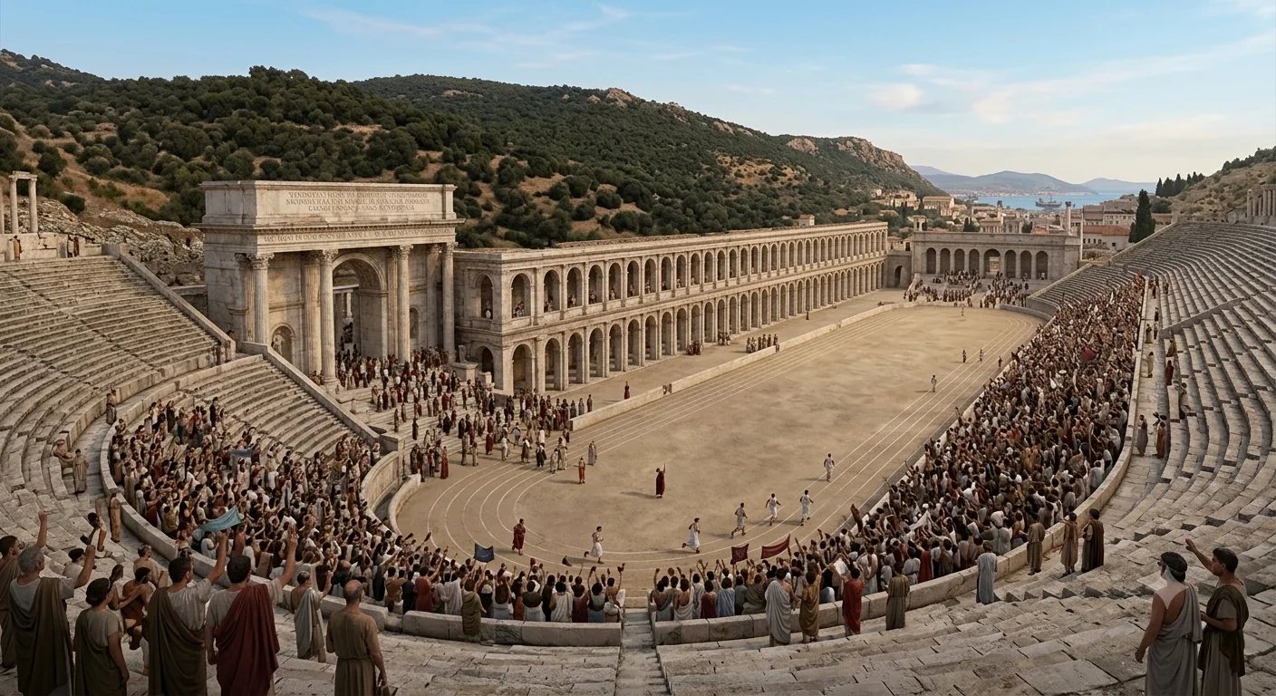 Ephesus ancient ruins of stadium