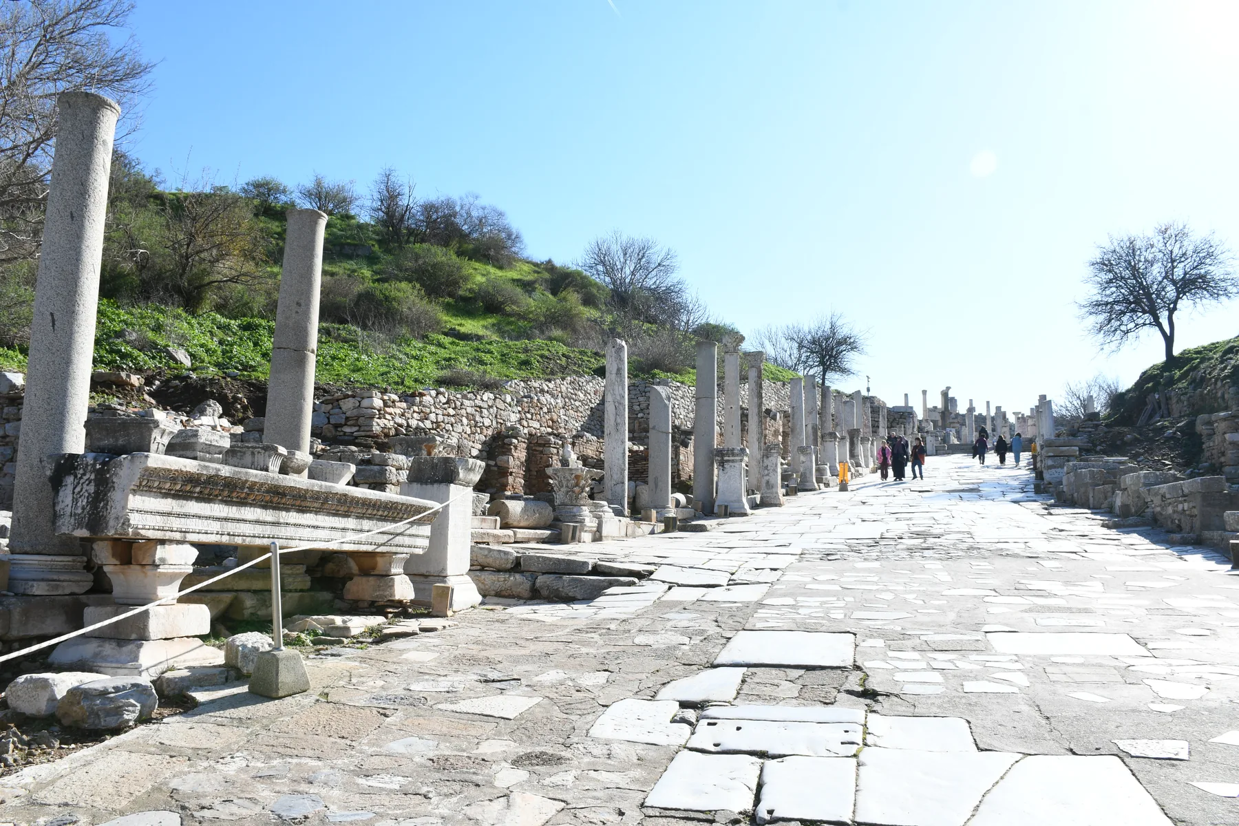 Curetes of ephesus streets ancient city ephesus