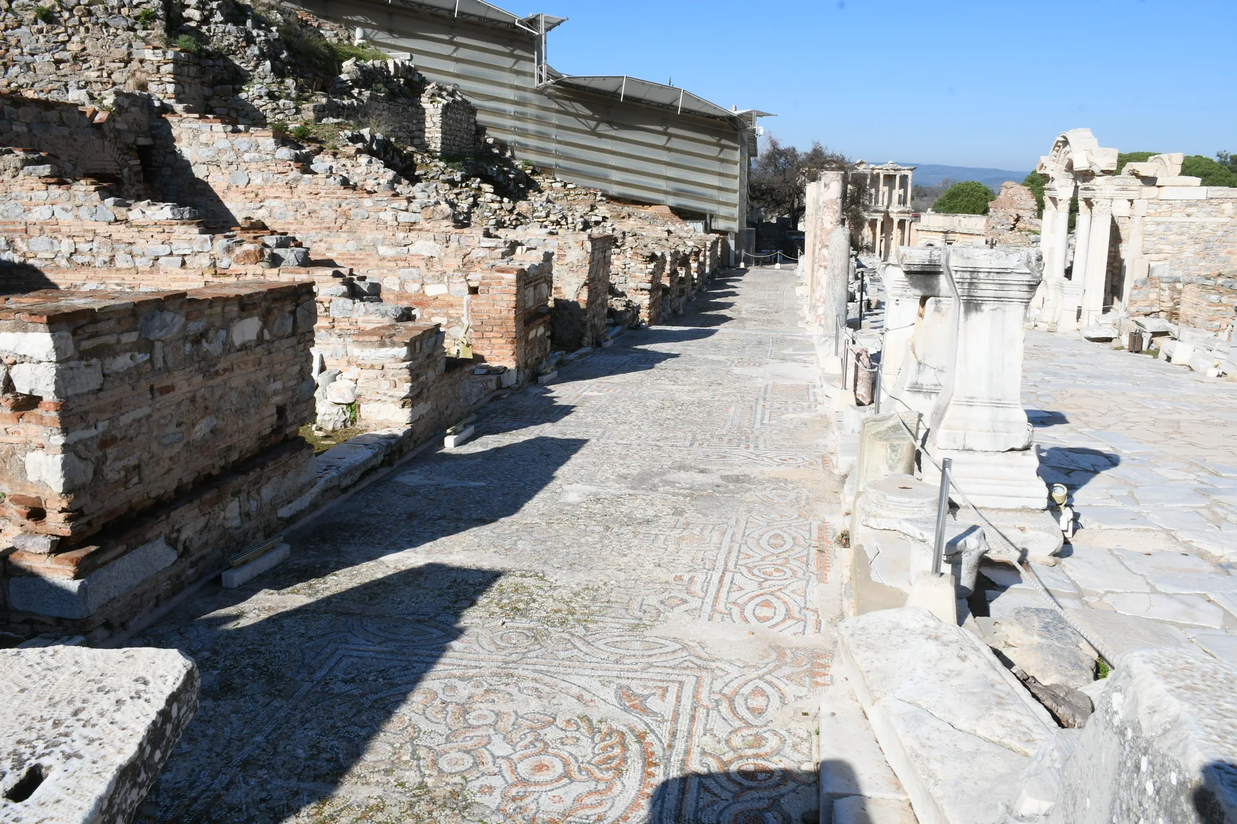 Curetes streets of ephesus ancient city