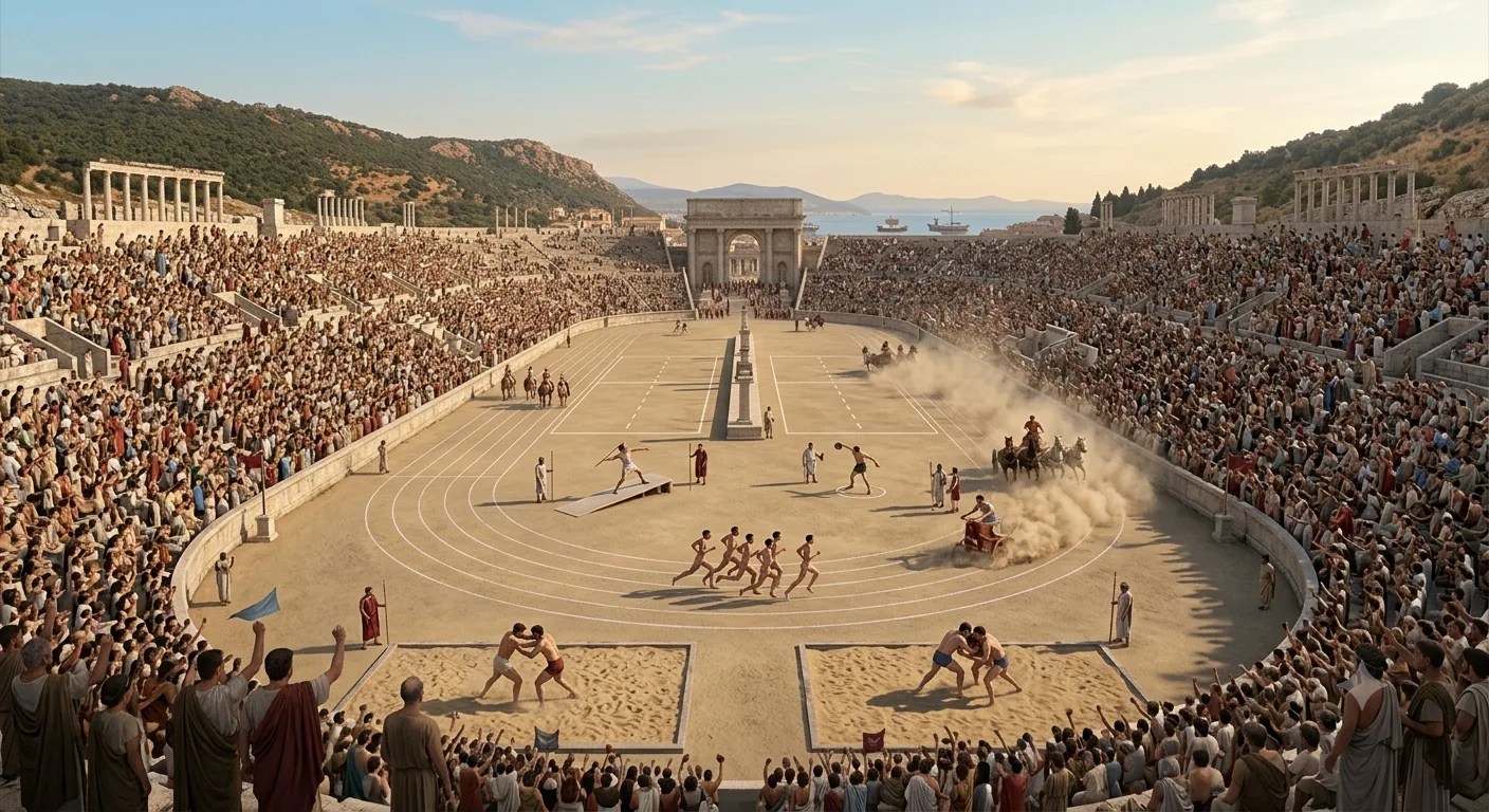Olympic games in ephesus ancient city