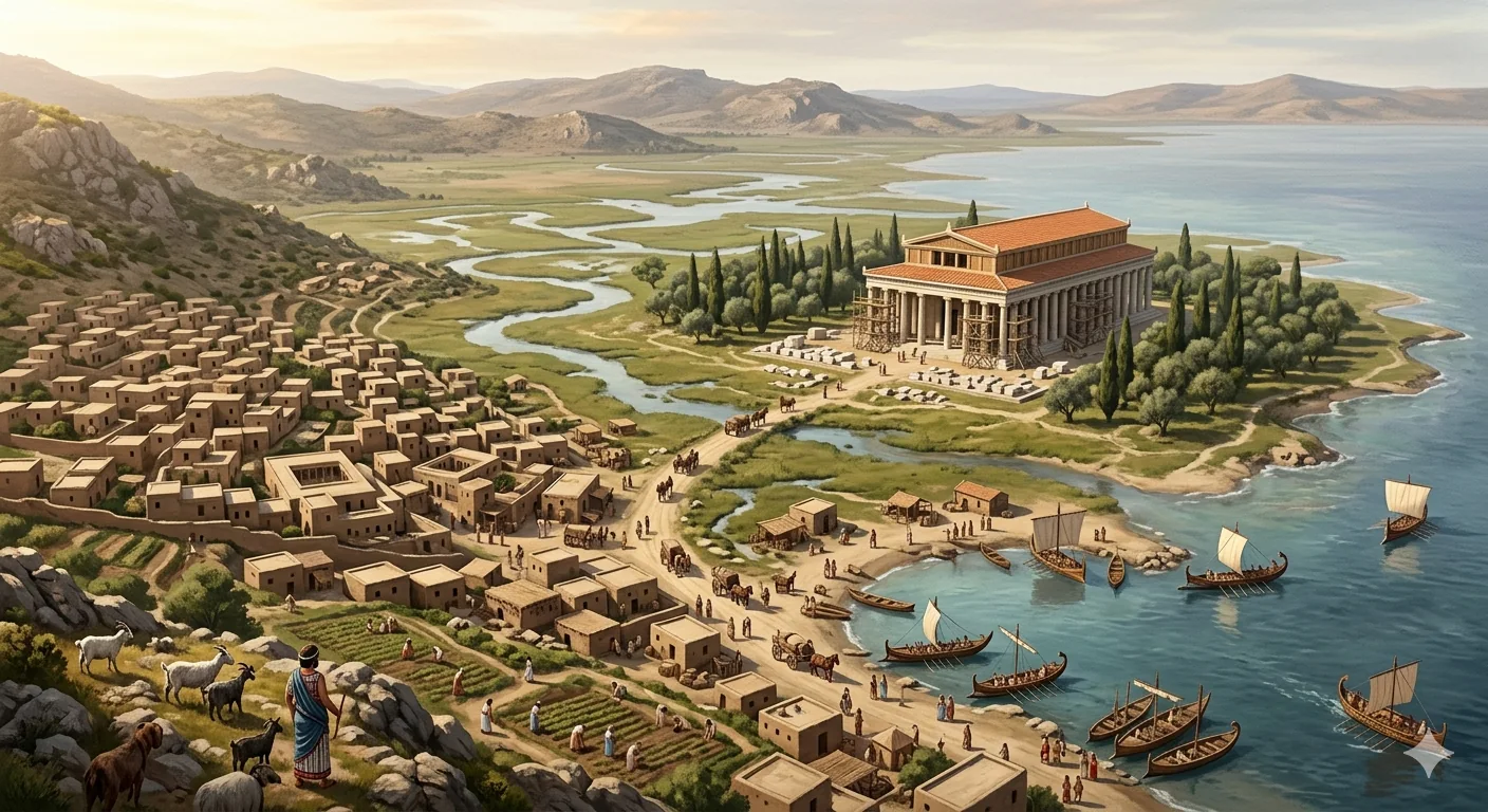 Arcaic classical ephesus ancient city