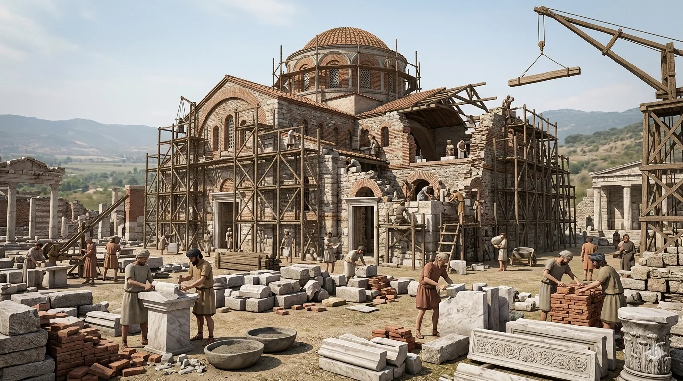 Church of mary ephesus ancient city slavery