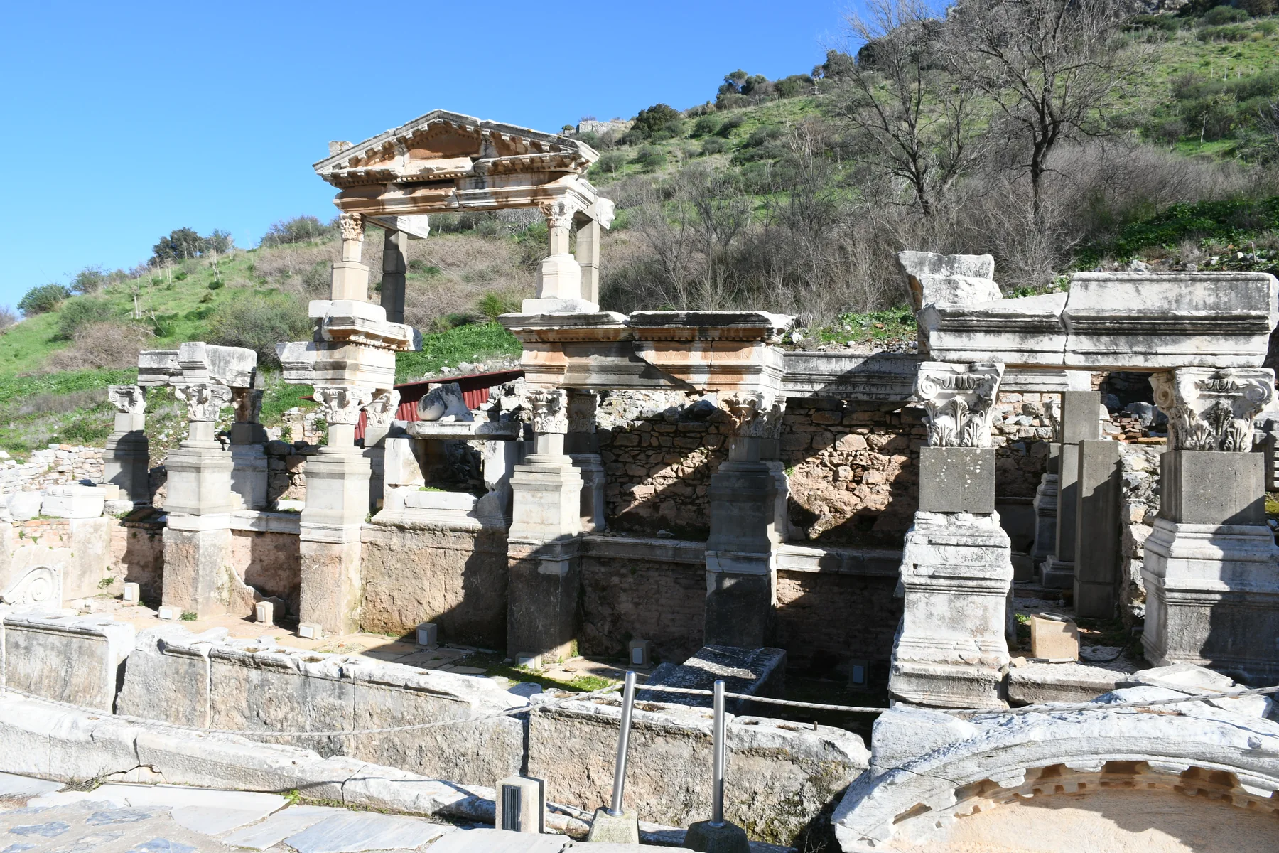 Trajan of Fountain ephesus ancient city