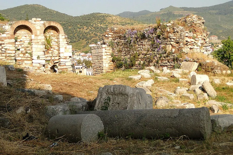 Ruins of the Basilica of St John in Selcuk
