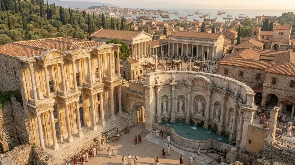 Pollio Fountain in Ephesus