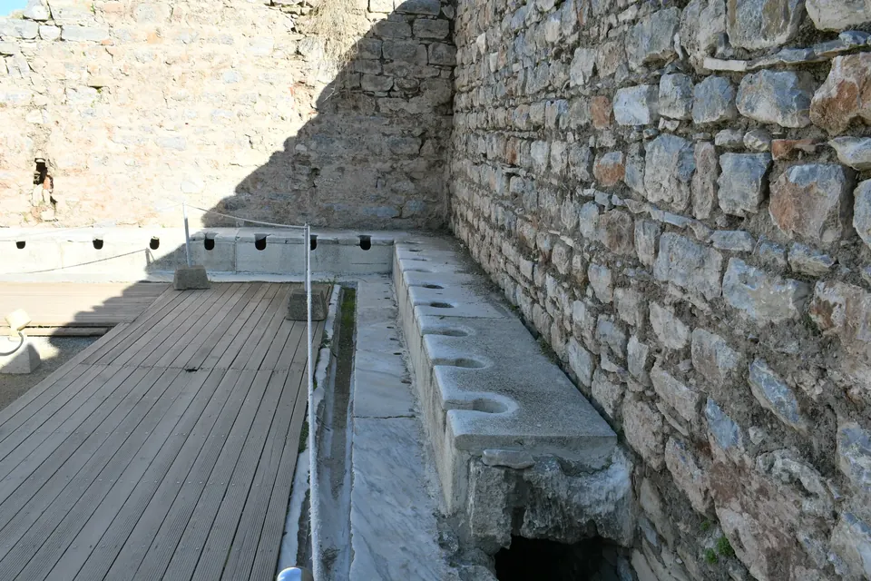 Toilets in Ephesus (Public Latrines)