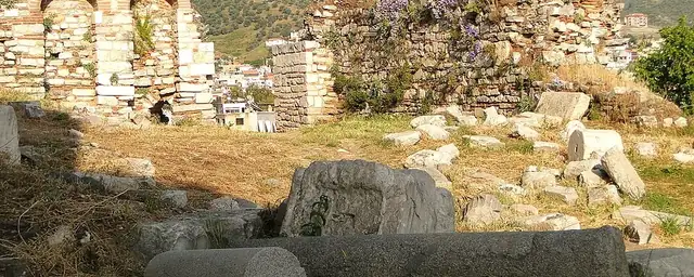 Ruins of the Basilica of St John in Selcuk