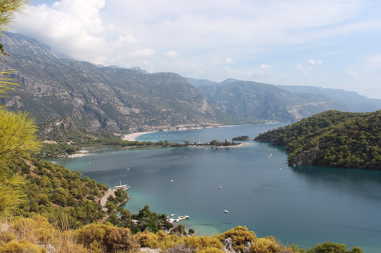 Aegean coastal landscape in Türkiye